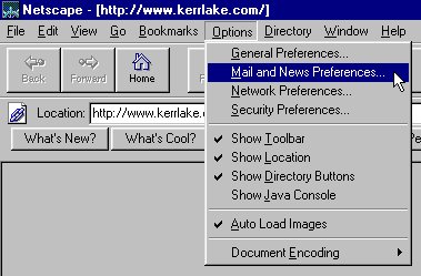 Netscape Mail Settings